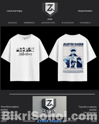 Drop Shoulder Customize T-SHIRT